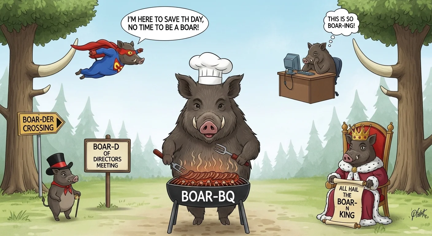 Boar Puns – One Liners