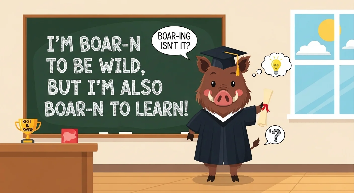 Boar Work & Office Puns