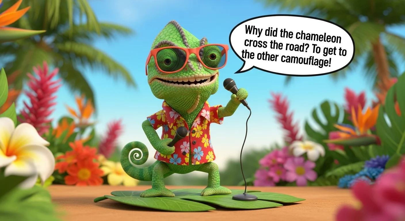 Chameleon Jokes One Liners