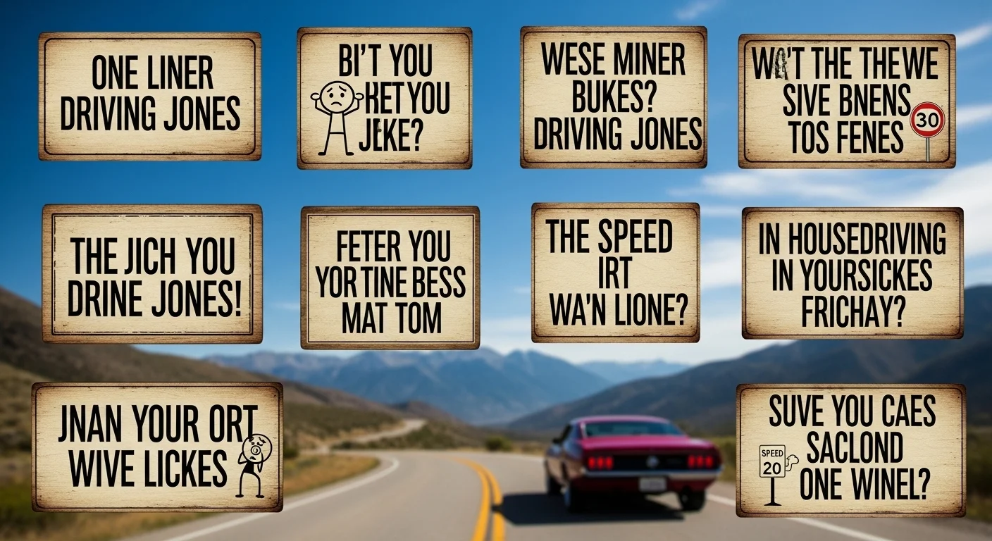 Driving Jokes One Liners