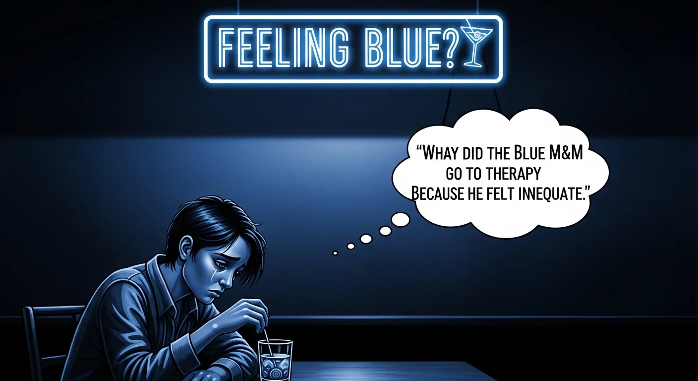 Feeling Blue Jokes in English