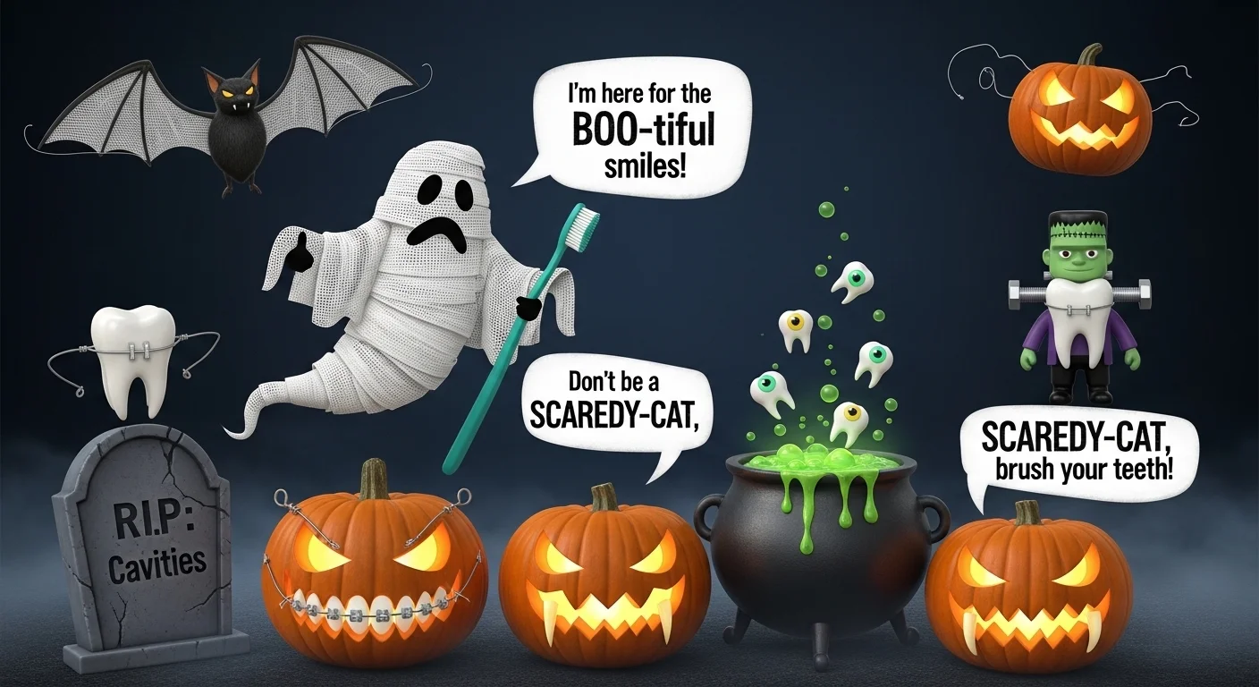 Halloween Dental Puns – One Liners