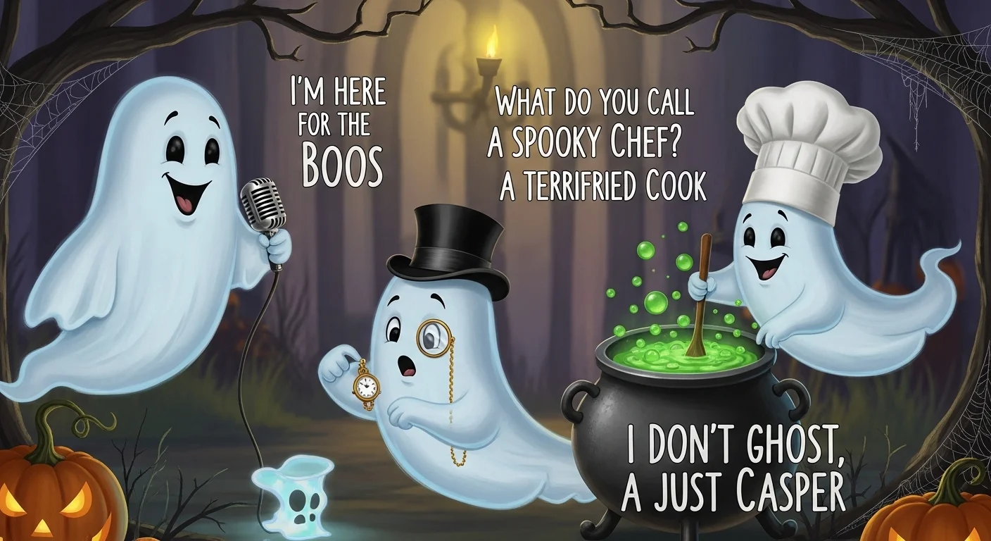 Halloween Ghost Puns – One Liners