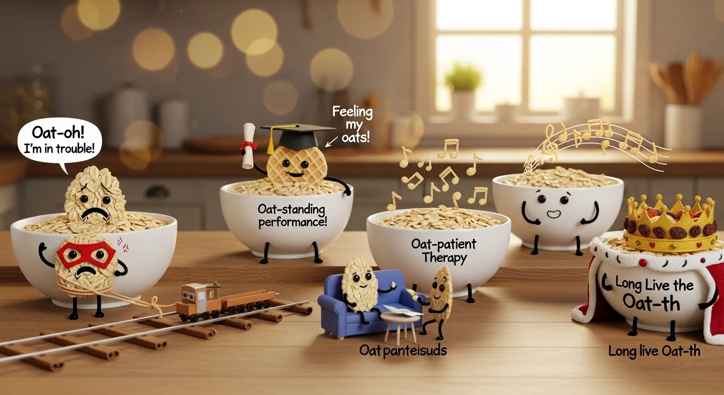 Healthy Oatmeal Puns for Fit Folks