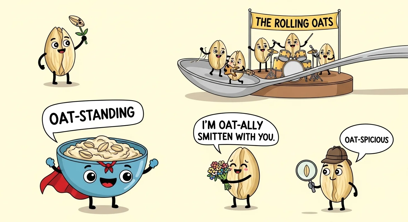 Oatmeal Puns – One Liners