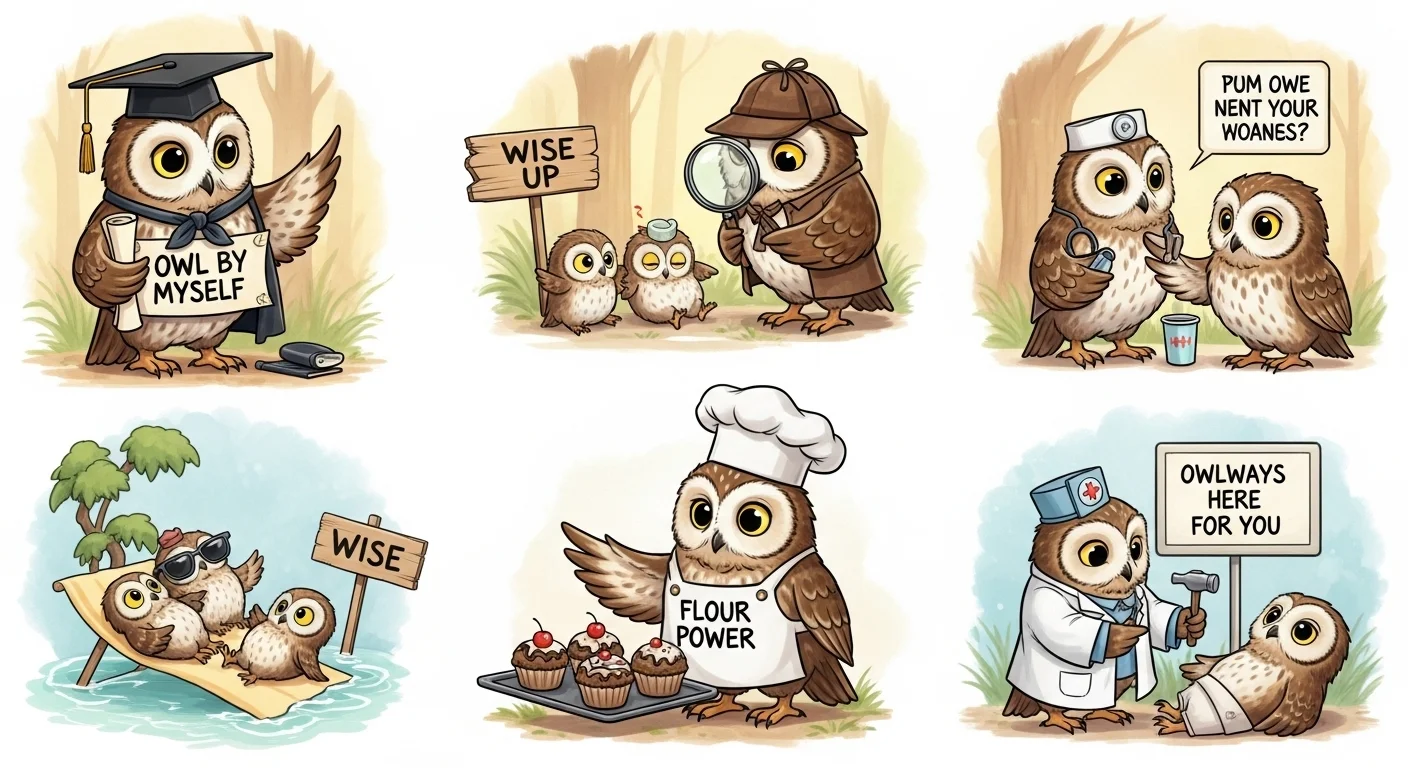 Owl Puns – One Liners
