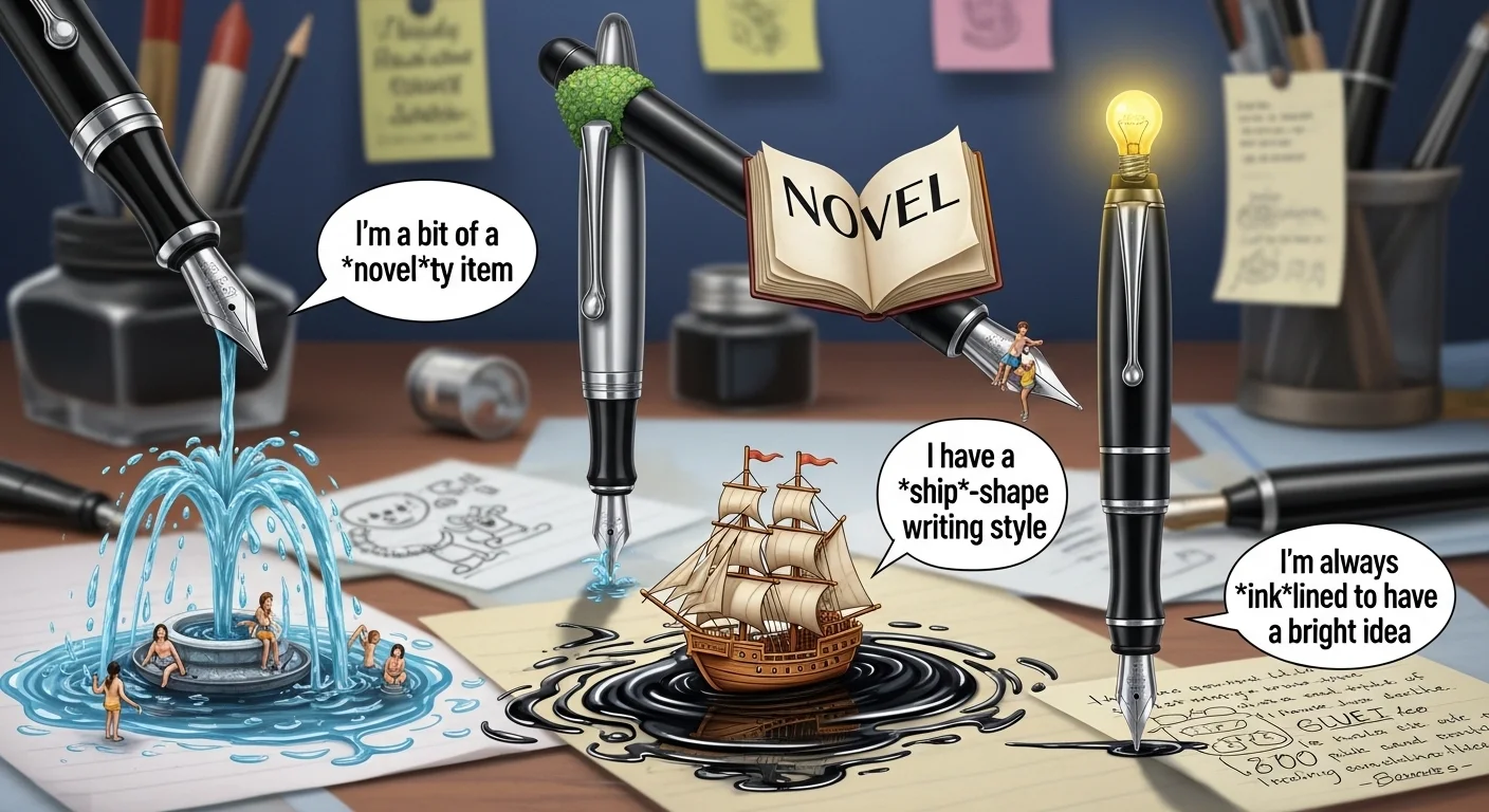 Pen Puns That Are Write on Cue