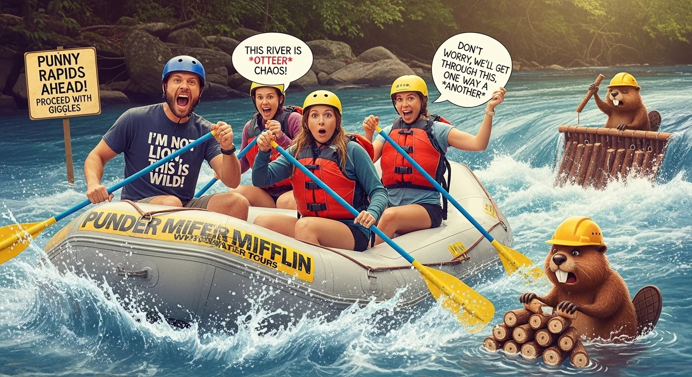 Rafting Puns Dirty