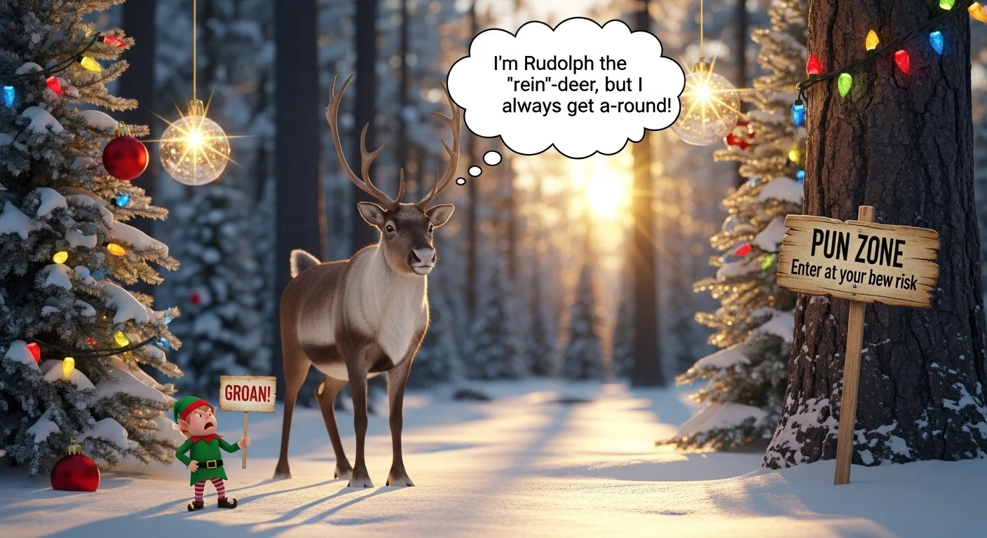 Reindeer Puns for Kids
