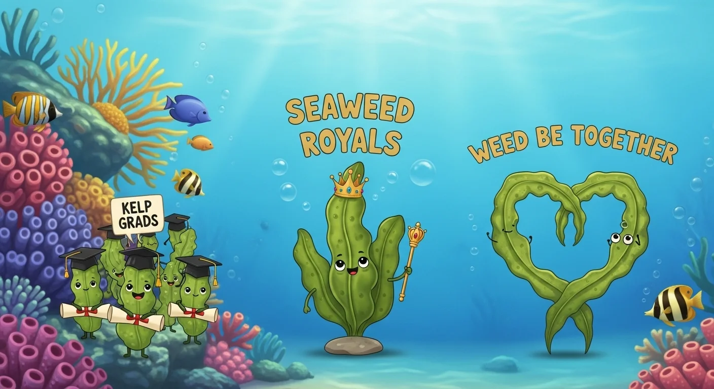 Seaweed Puns – One Liners
