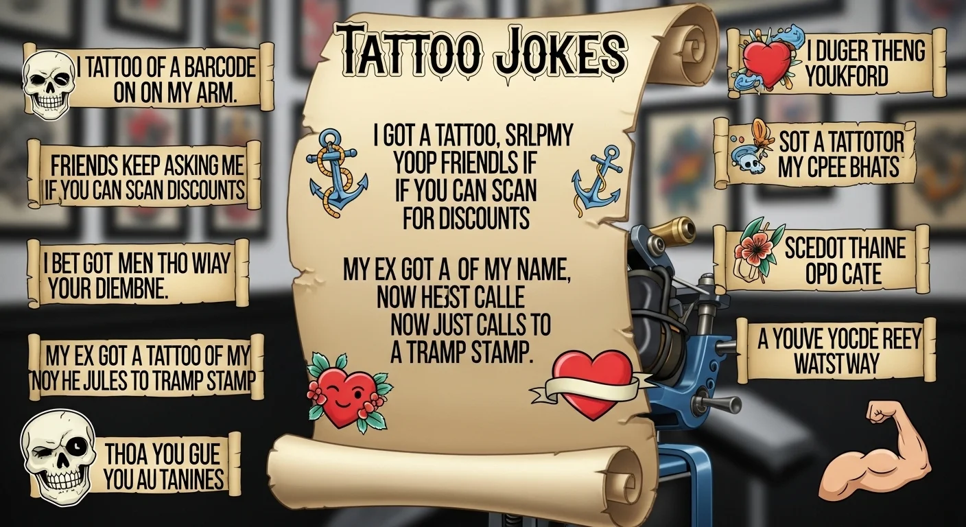 Tattoo Jokes One Liners