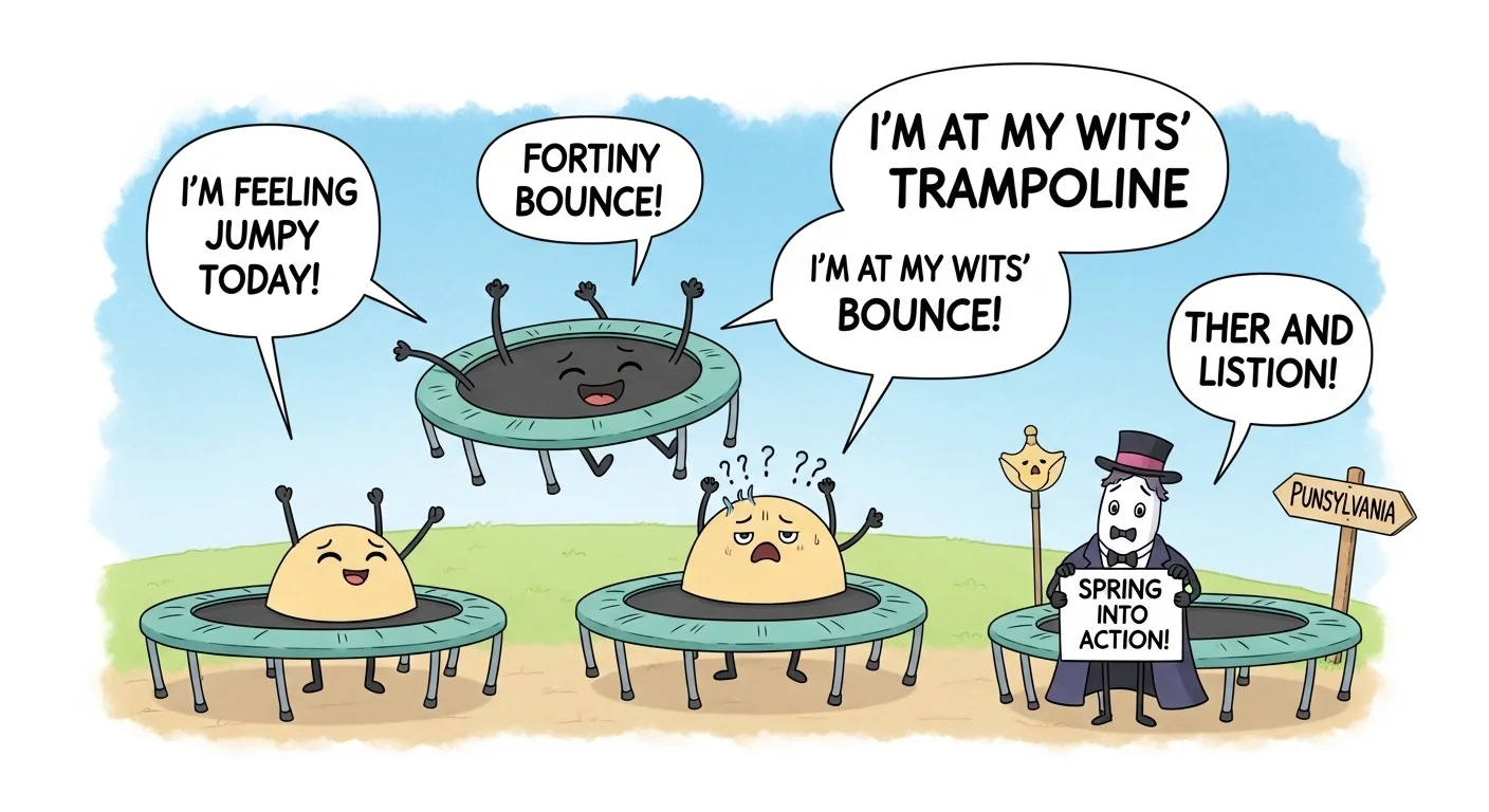 Trampoline Puns – One Liners