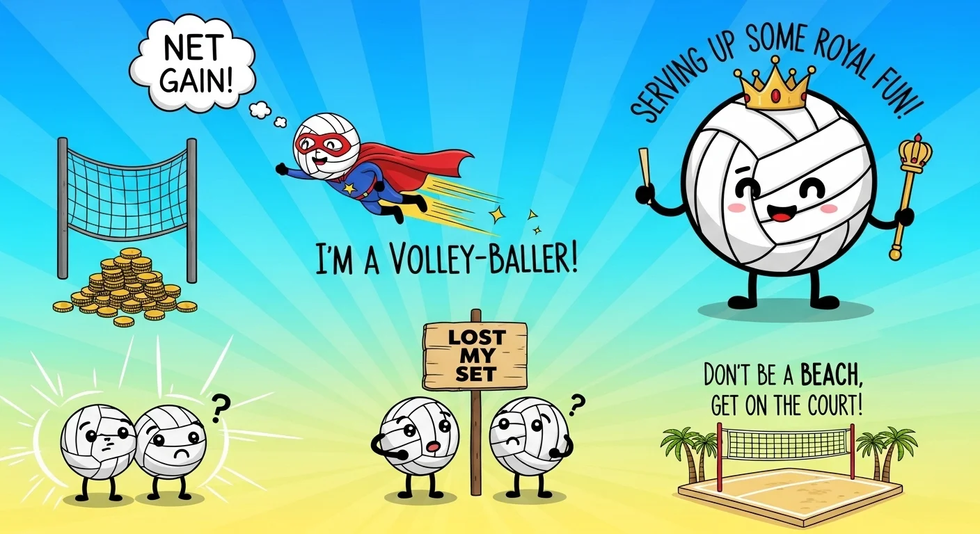 Volleyball Puns – One Liners
