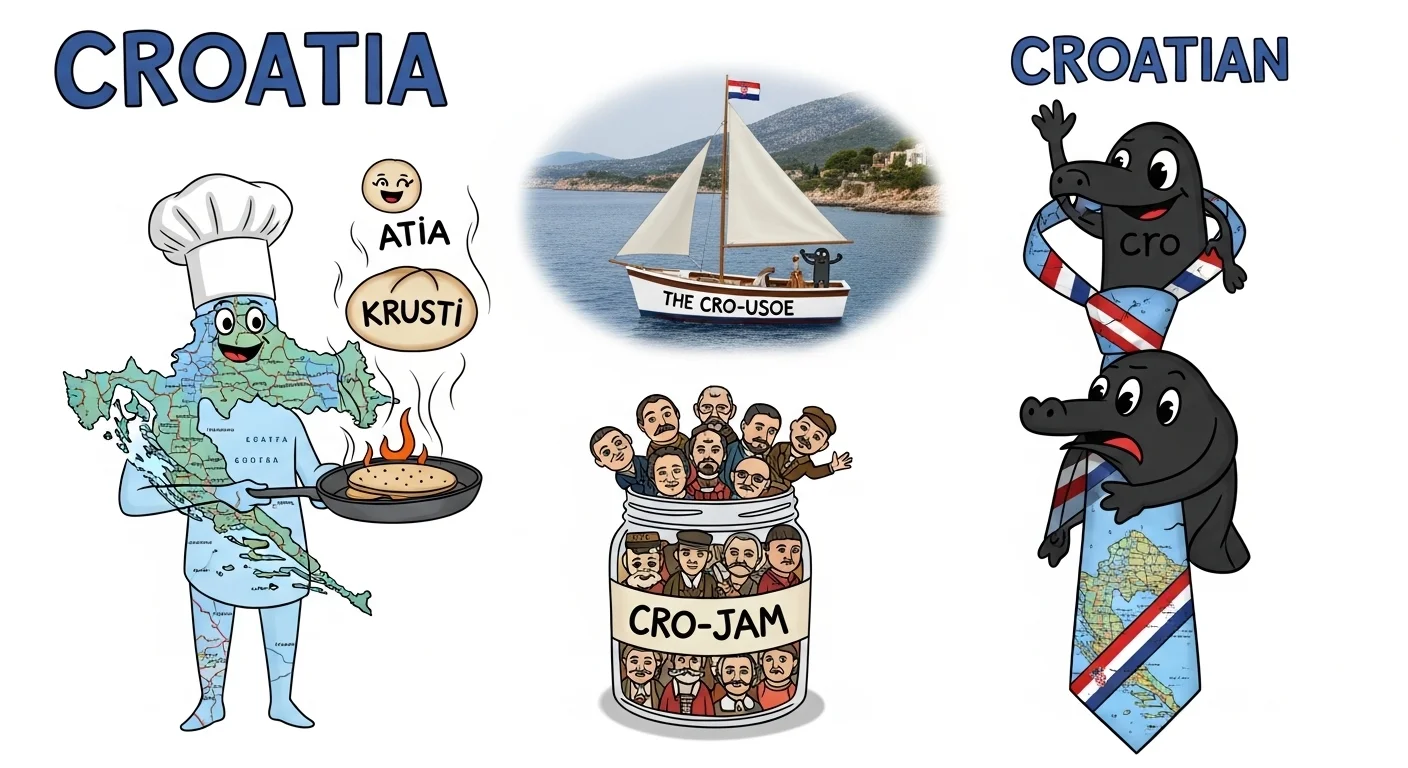 🇭🇷 Croatia Puns – One Word