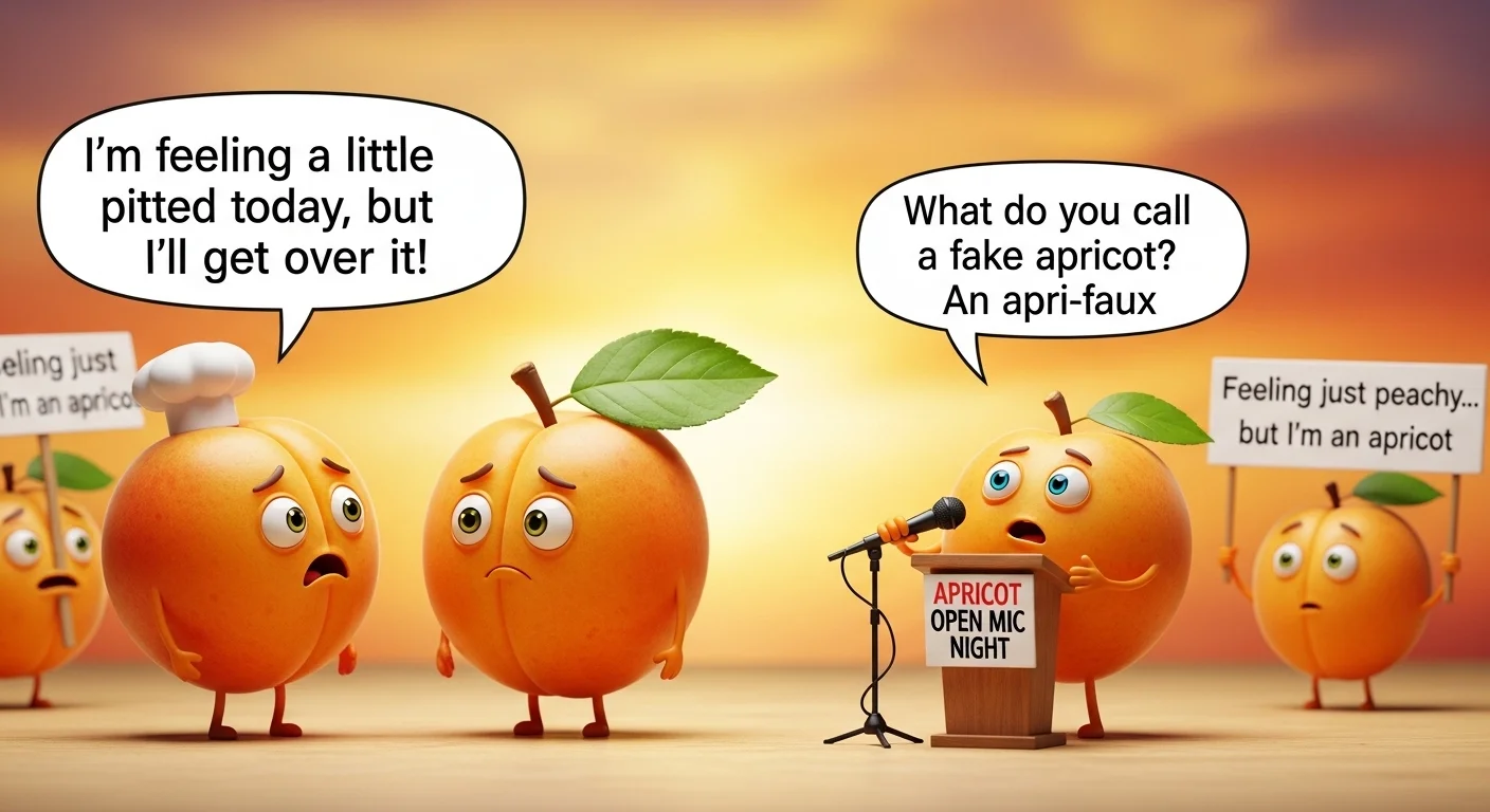 Apricot Puns Captions