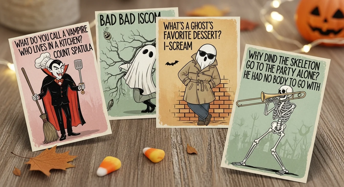 Bad Halloween Puns – One Liners (So bad they’re good)