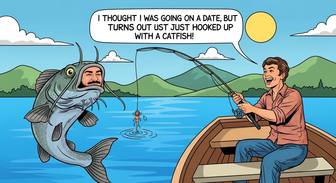 Catfishing jokes one liners