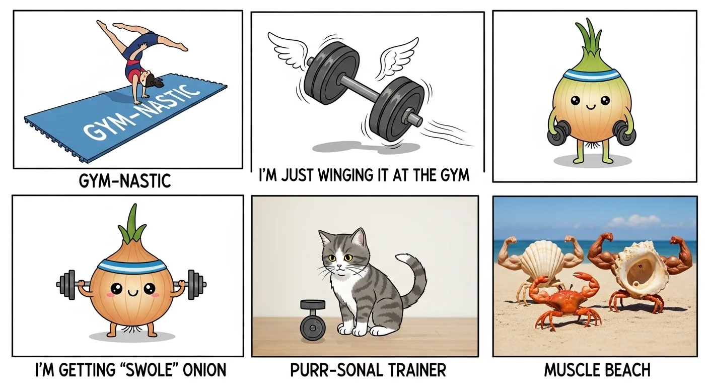 Gym Puns – One Liners