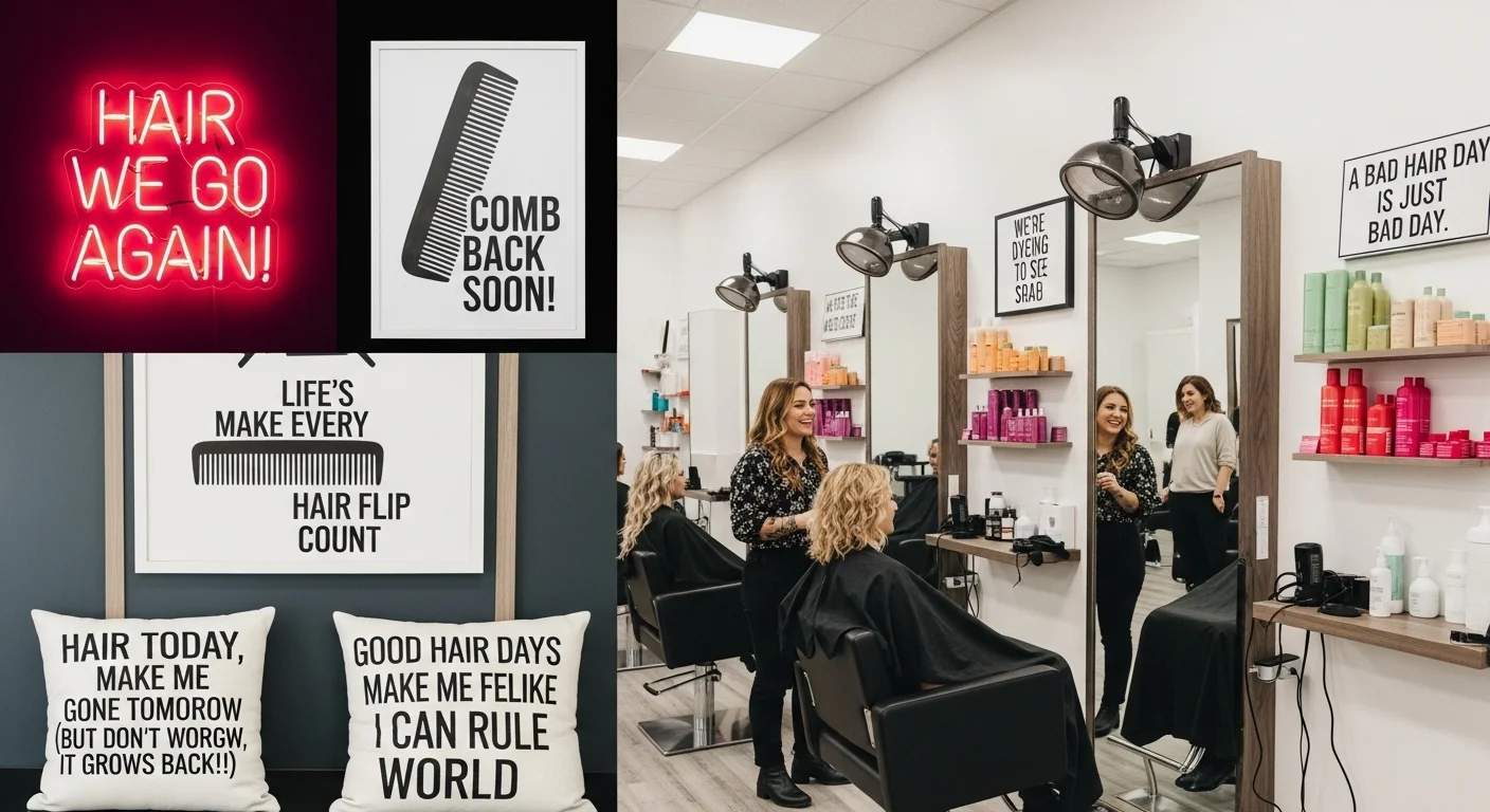 Hair Salon Puns One Liners