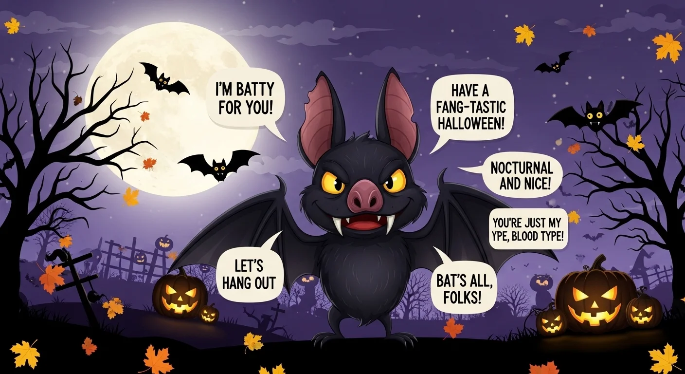 Halloween Bat Puns – One Liners