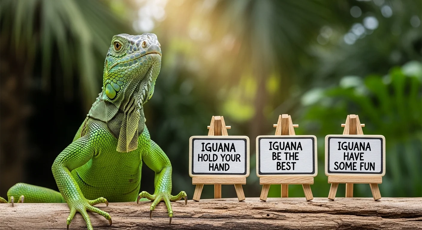 Iguana Puns – One Liners