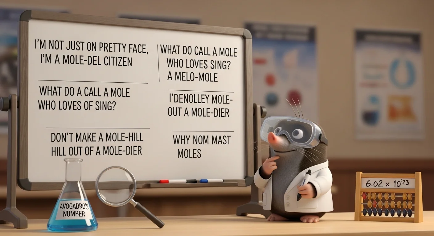 Mole Day puns one liners