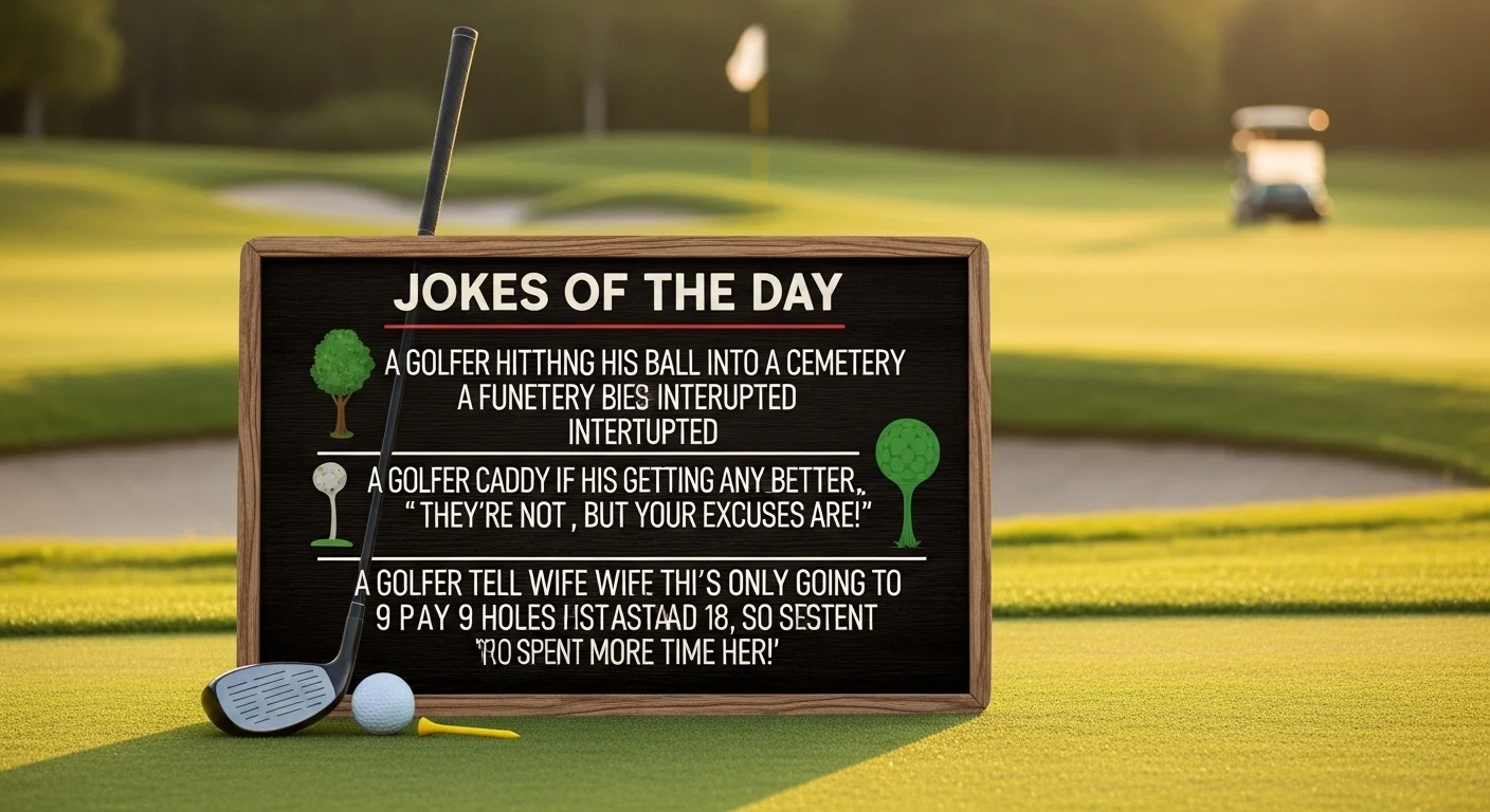 Morning Golf Jokes to Start the Day Right