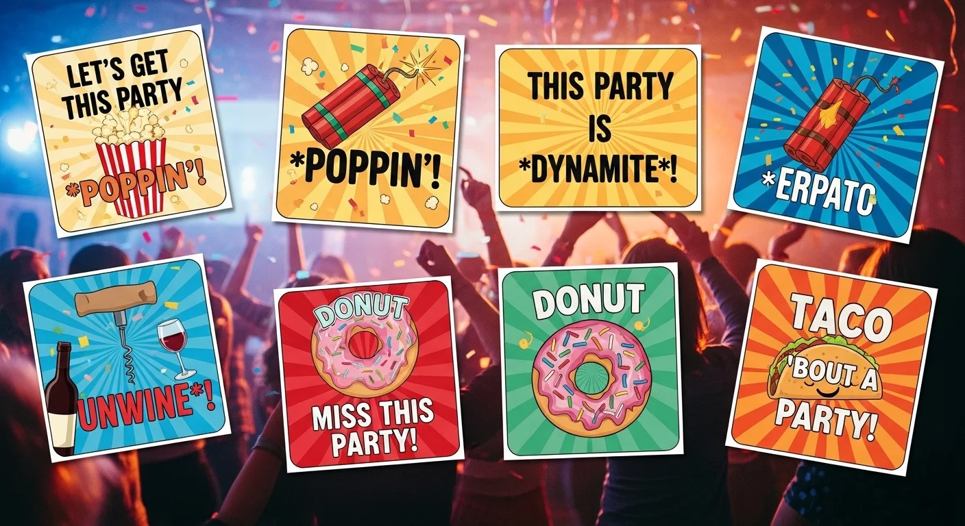 Party Puns One-Liners