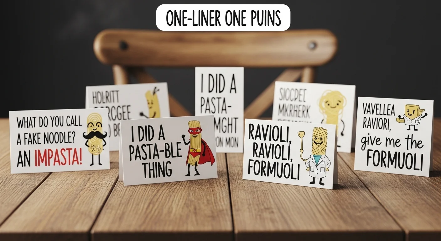 Pasta Puns One Liners
