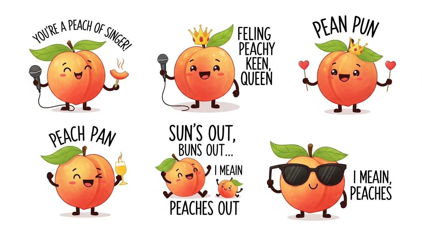 Peach Puns One-Liners