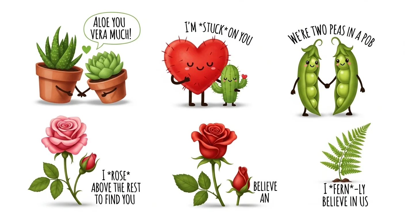 Plant Love Puns – One Liners