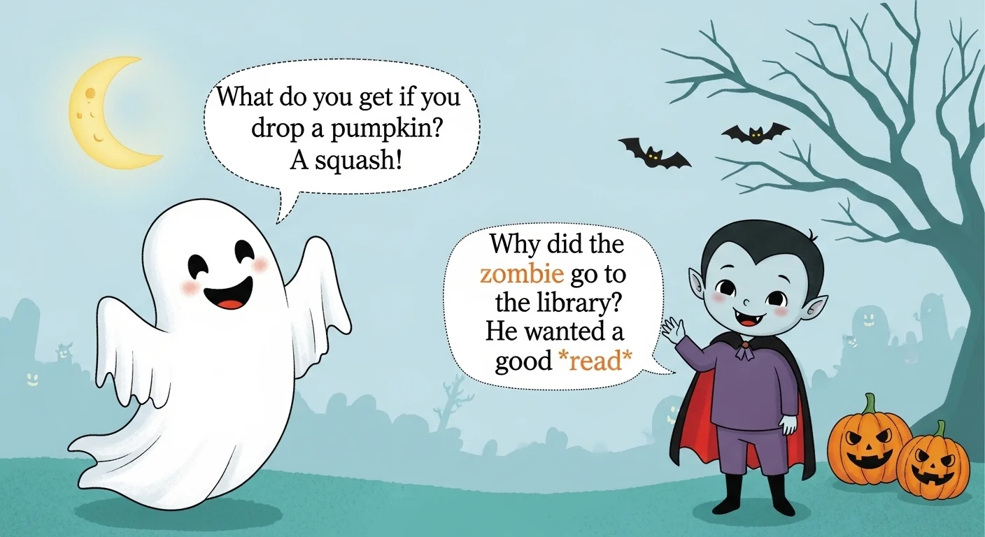 Short Halloween Jokes for 4–5 Year Olds
