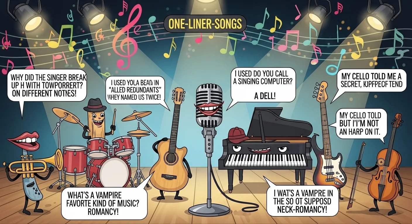 Song jokes one liners