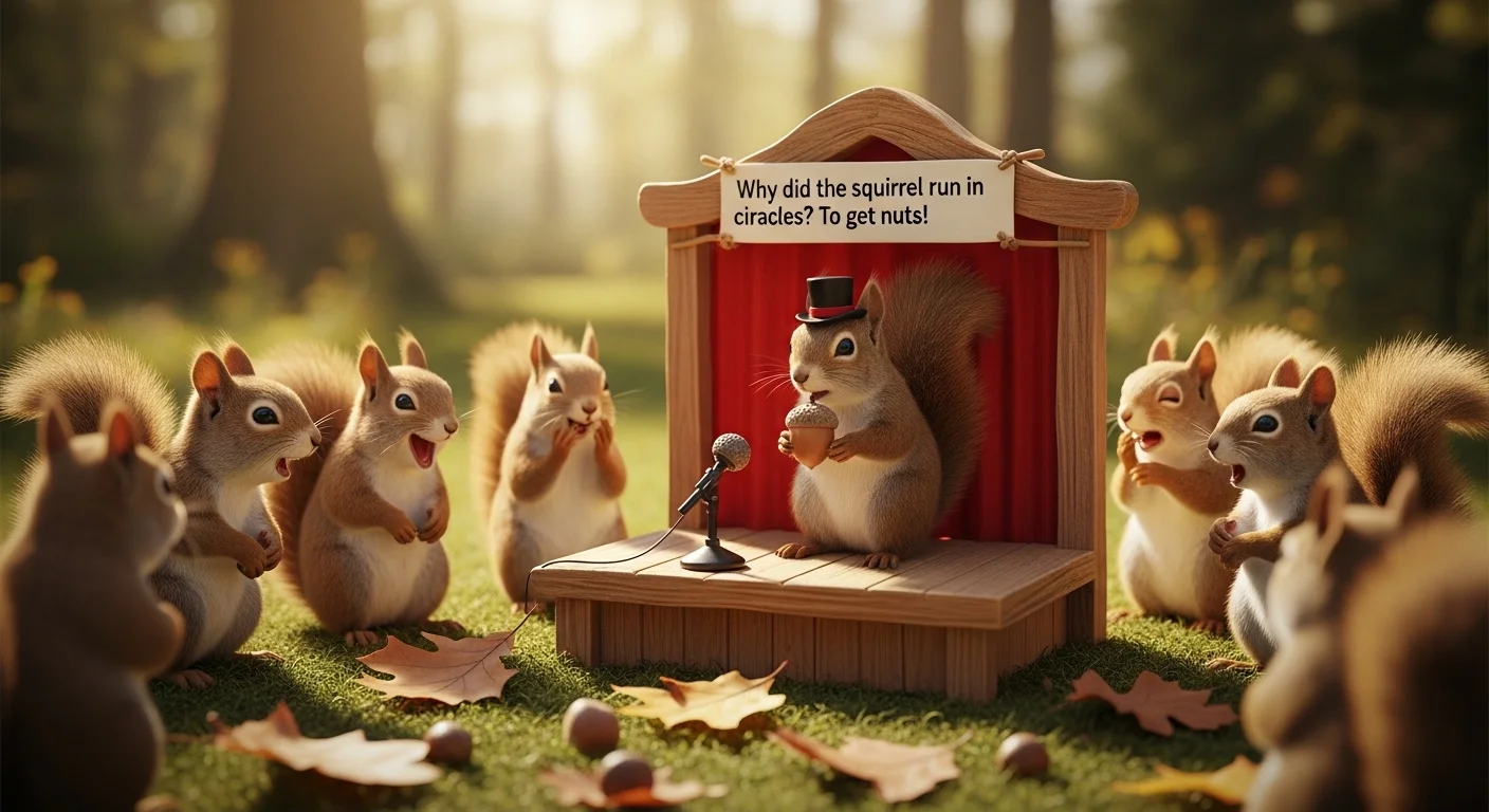 Squirrel Puns – One Liners