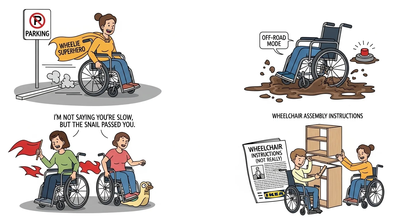 Wheelchair Jokes One-Liners