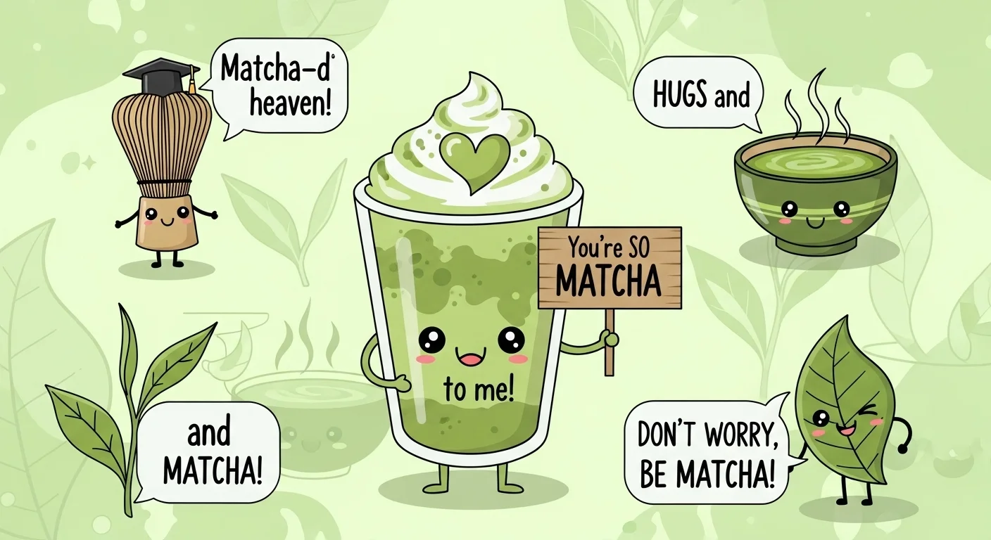Zen & Wellness Matcha Puns for Inner Calm