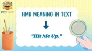 HMU meaning in text 