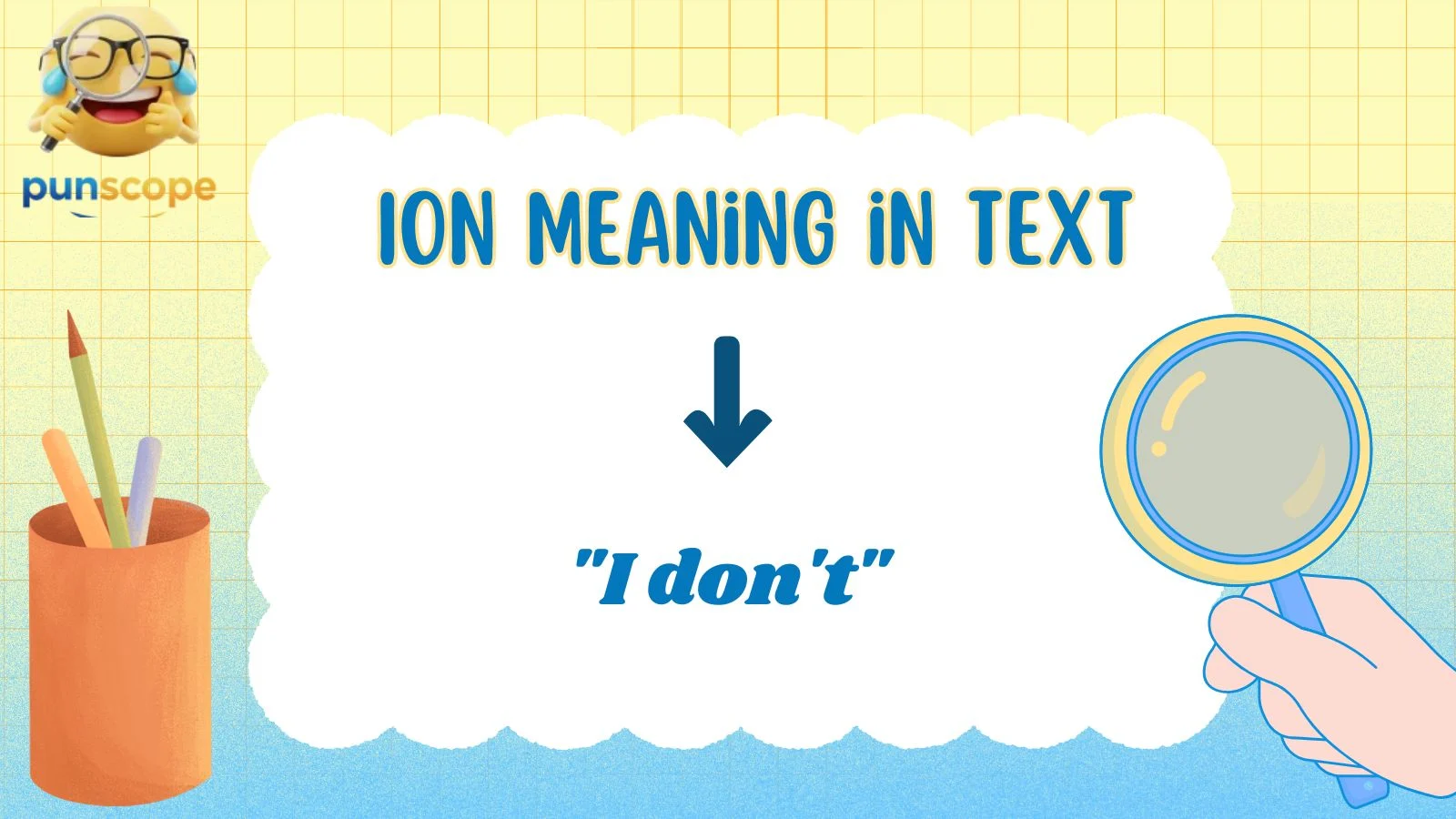Ion meaning in text