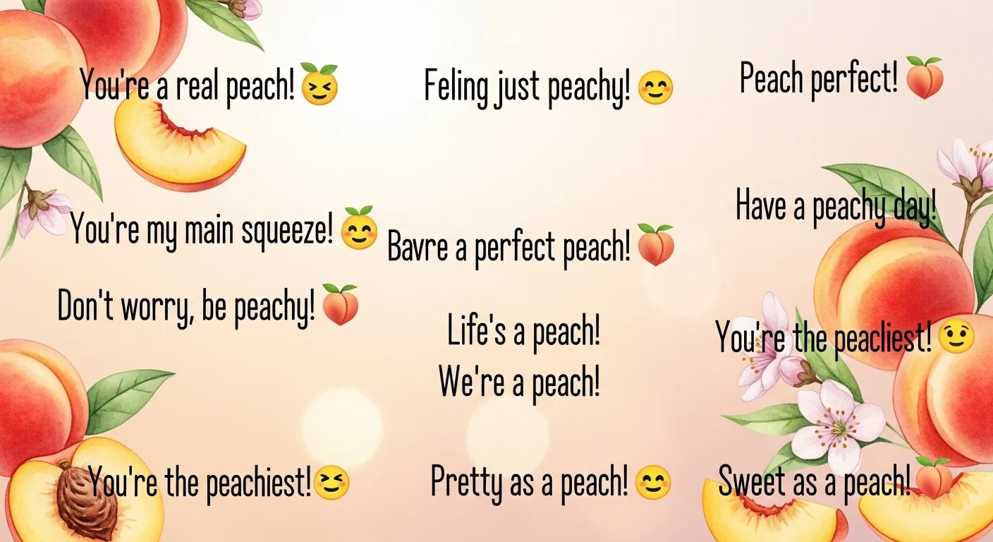 🍑 Classic Peach Puns