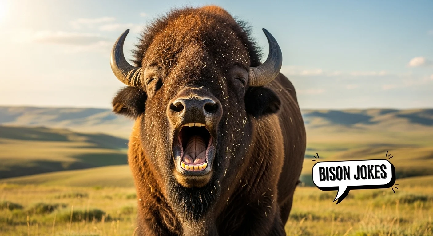 🦬 Bison Jokes in English
