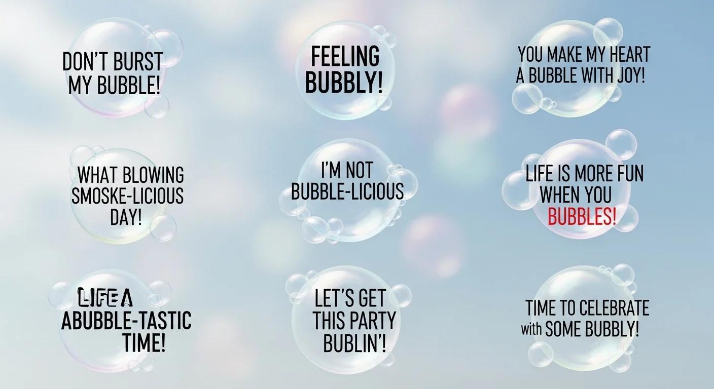🫧Birthday & Celebration Bubble Puns