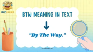 Btw Meaning In Text