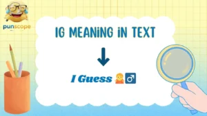 IG meaning in text 