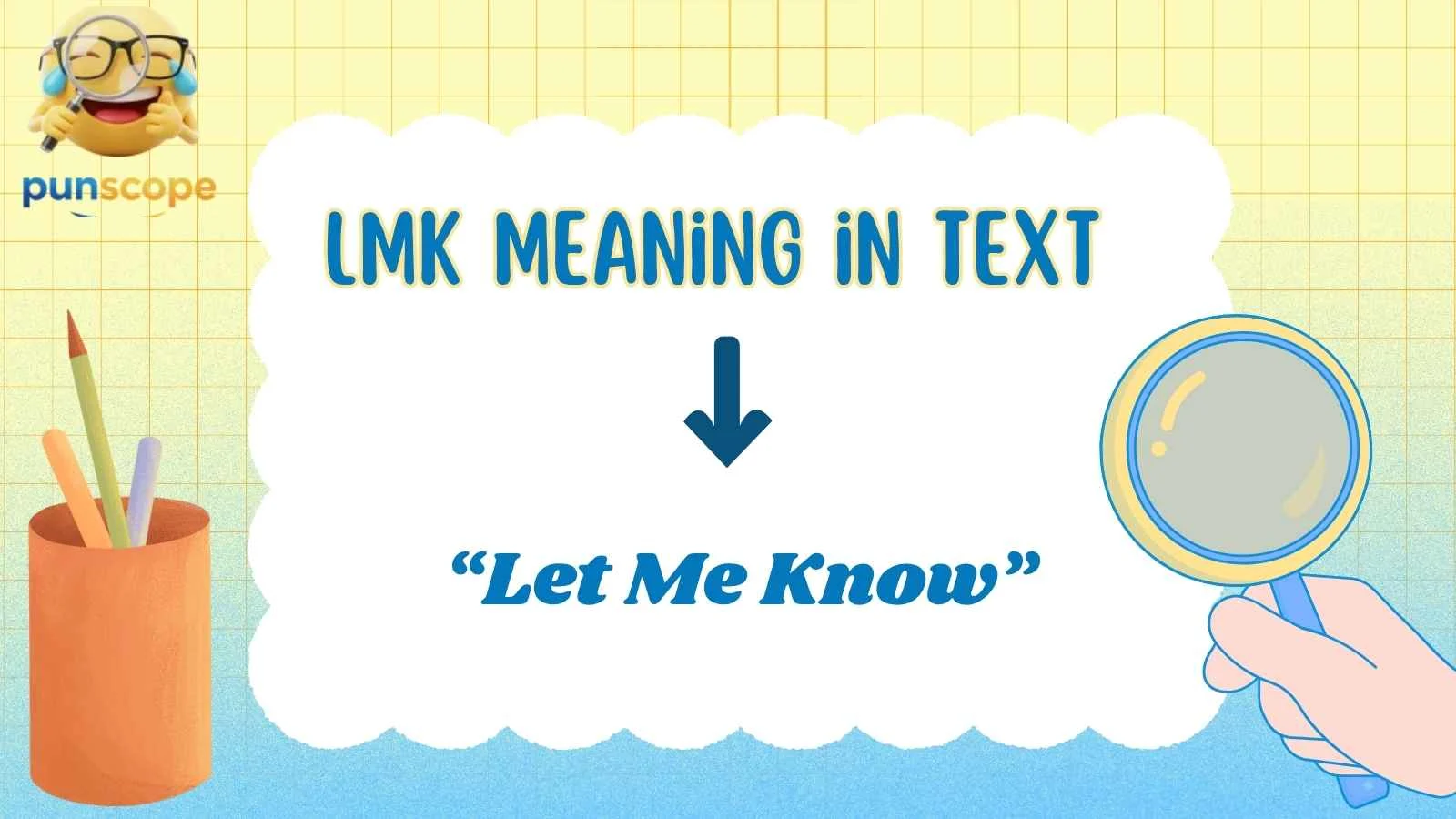 LMK meaning in text