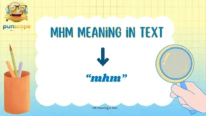 MHm meaning in text