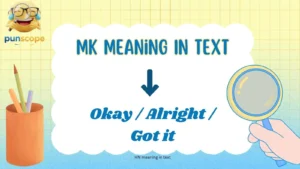 Mk Meaning In Text