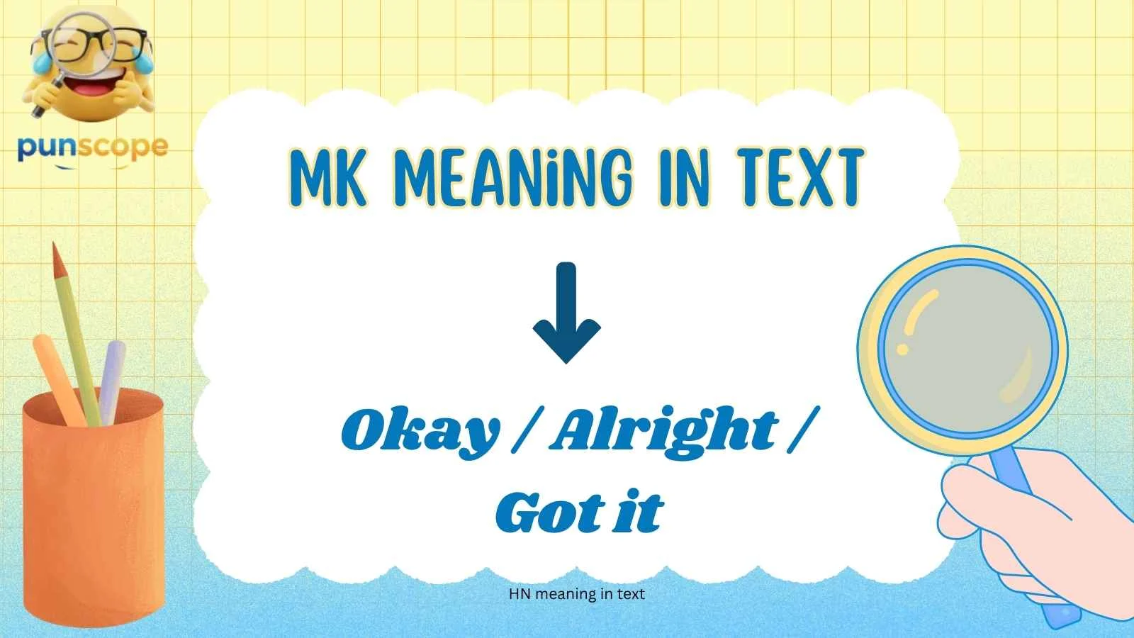 Mk Meaning In Text