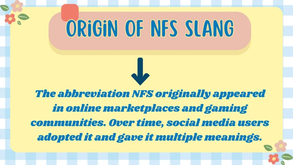  Origin of NFS Slang